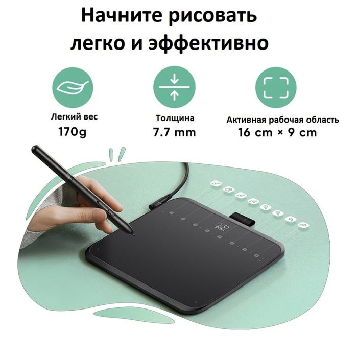 Графический планшет XP-PEN Deco 640 черный