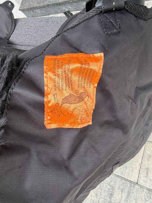 Husa moto originala de picioare TERMOSCUD® cu blăniță scuter, motocicleta (ca nouă)