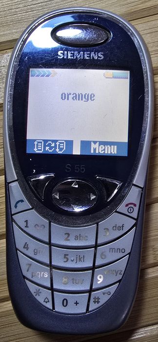 Telefon Colectie: Siemens S55 Blue