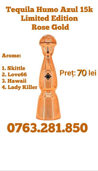 Humo Azul LIMITED EDITION 15k Gold/Silver/Black/Rose Gold, originale