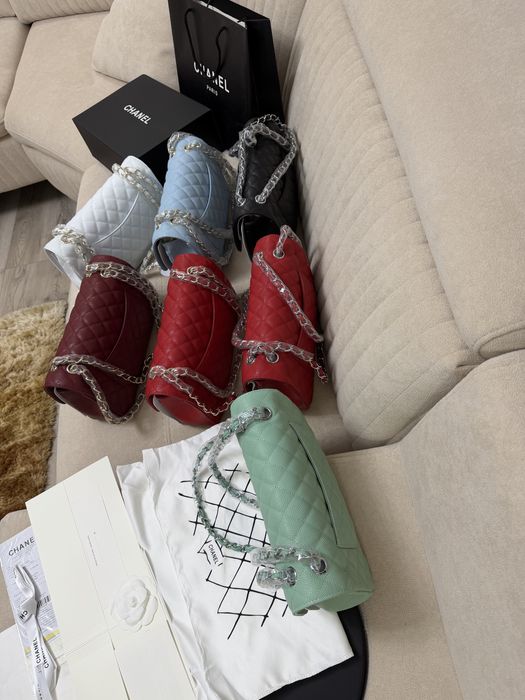 Geanta Chanel 26cm/Piele naturala/Piele caviar