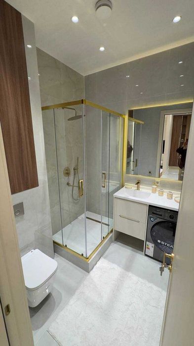 Готовый евроремонт, 42 м²+балкон, Parkwood, премиум-центр `
