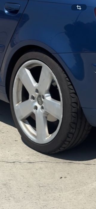 Jante originale Audi 5x112 R18 cu anvelope noi