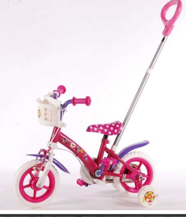 Детски велосипед с родителски контрол Мини Маус 10"