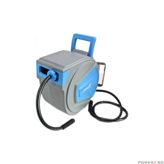 Tambur cu furtun pentru aer comprimat, 15 metri, 3/8", 15 bari, Asta