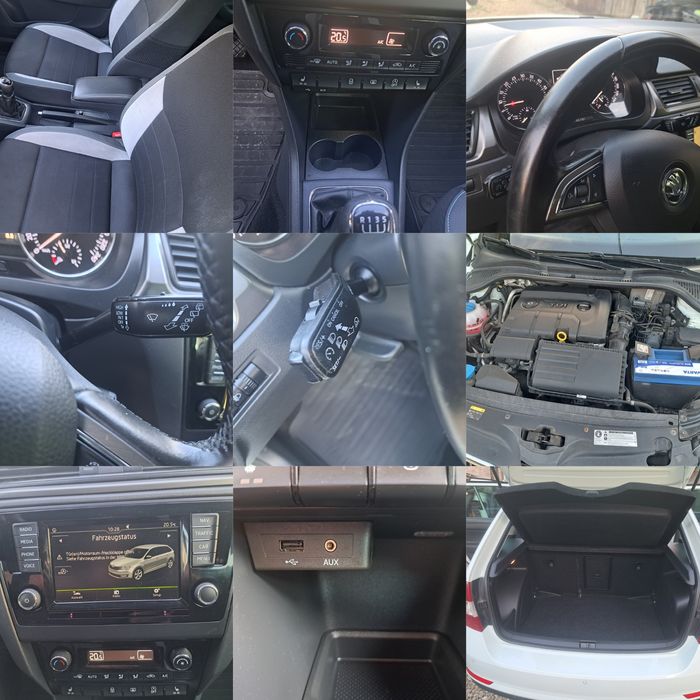 Skoda Rapid Model JOY 1,4 tdi diesel 90 cai Euro 6 An 06/2016 clima xenon navi