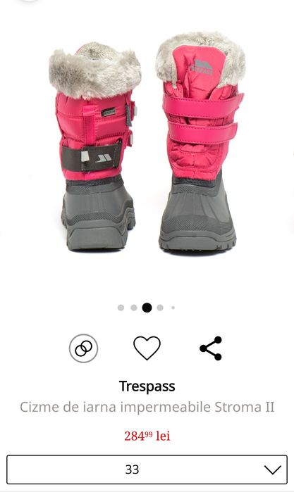 Cizme polare trespass nr33 noi