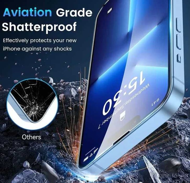 Protectie din sticla pentru iPhone 12 ProMax 3buc