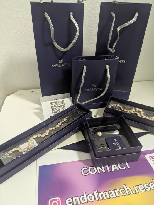 Set Swarovski Angelic Rose Gold