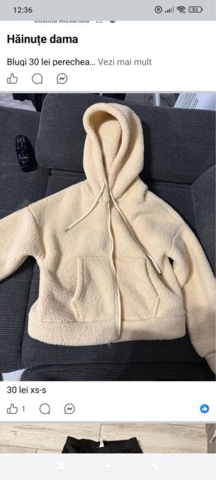 Bluza xs-s  pufoasa