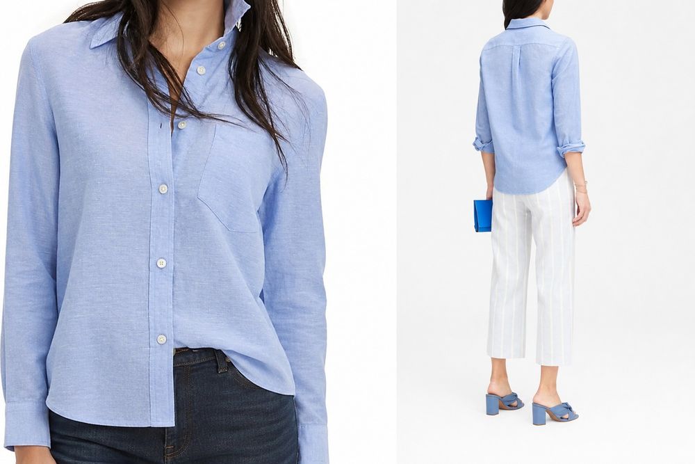 Gap chino + лен рубашка banana republic