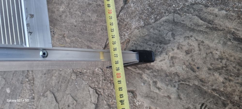 Scara pliabila din aluminiu 2×4 trepte