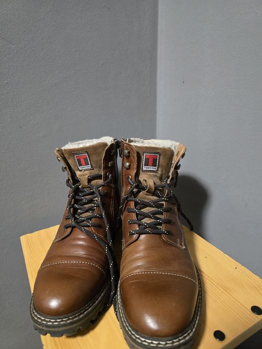 Ghete de piele naturala Timezone, 41