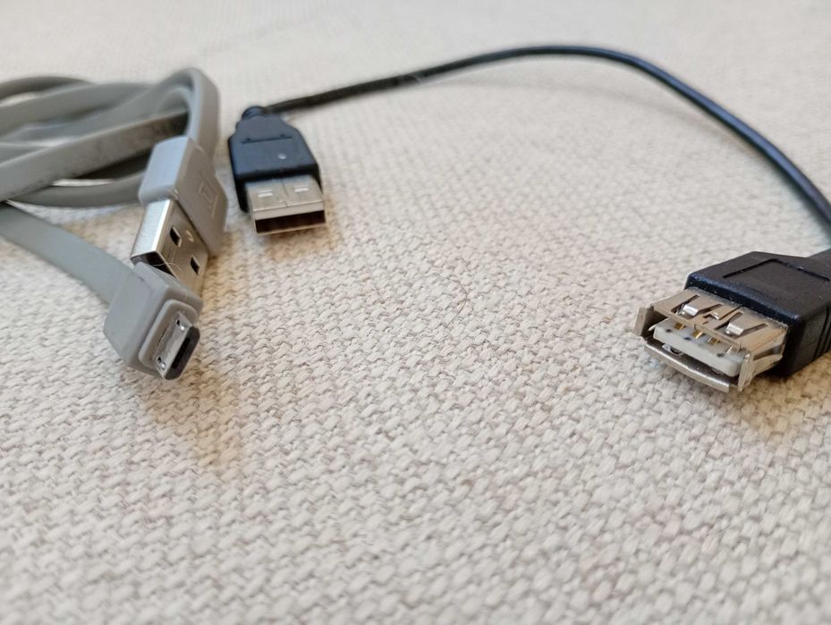 Подарявам USB-A към micro USB кабел и удължител