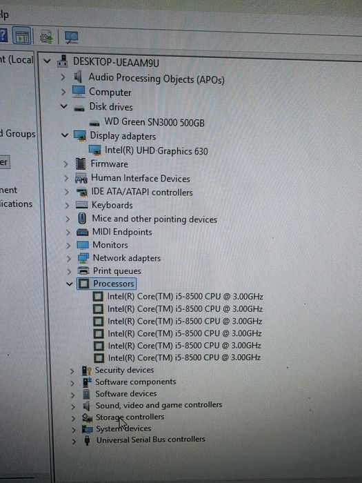 Calculator Fujitsu Esprimo D738 I5 gen 8 16 g ram ssd 500