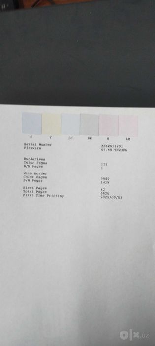 Epson printer 8050 sotiladi yangi 1 yil ishlatilgan