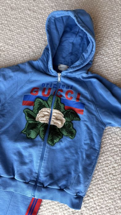 Детски спортен комплект Gucci - 6Y Памучен детски анцуг Суичер с цип