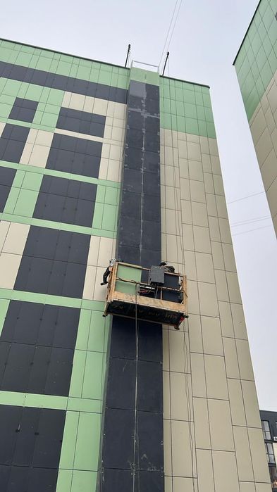 Вентиляцый и обшивка фасада