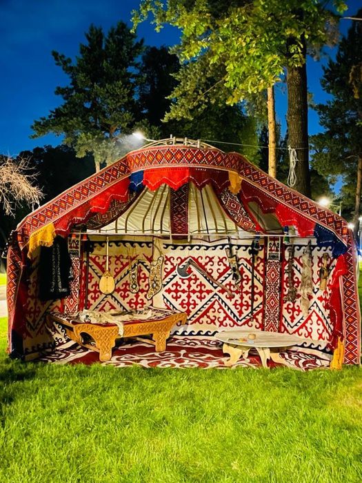 Полу юрты на наурыз