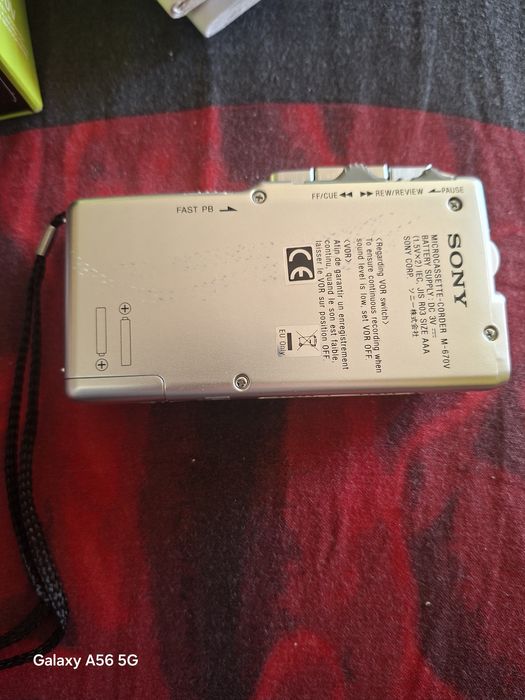 Vand reportofon sony uktra smal.micro
