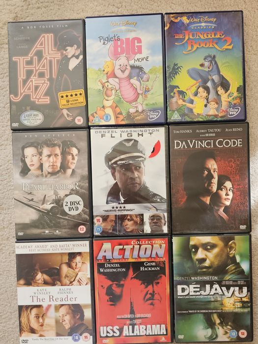 Оригинални DVD на Английски език от лична колекция