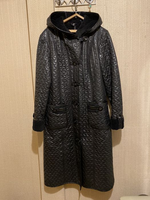Пальто стеганое с подкладом