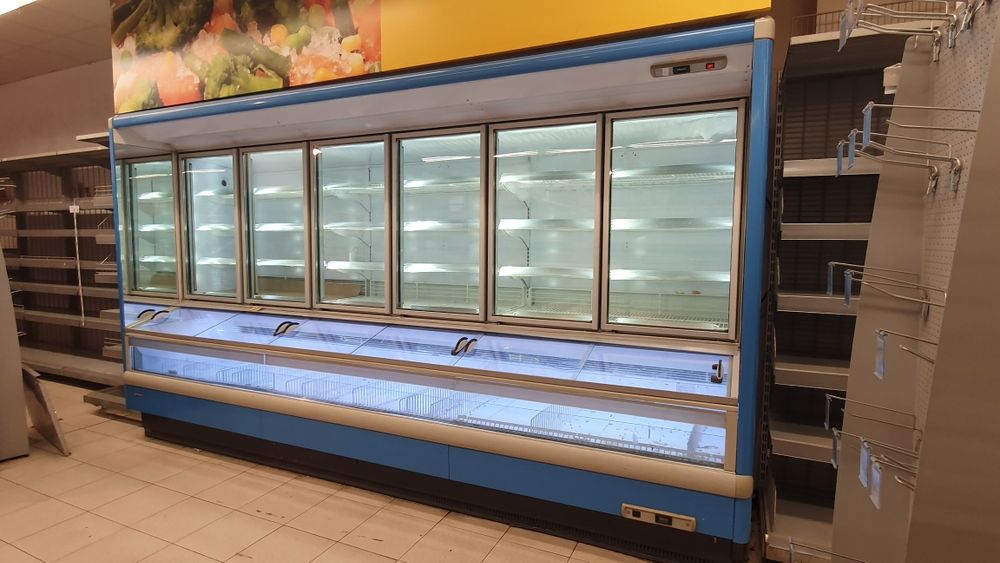 Минусова хладилна витрина -външен агрегат