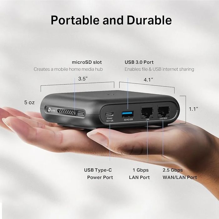 # TPLink TL-WR3002X AX3000 WiFi 6 Travel VPN Router