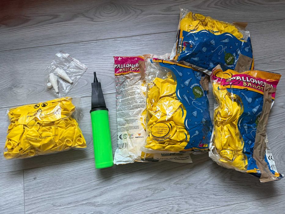 Baloane PALLONCINI, culoarea galbenă - 500 de bucăți