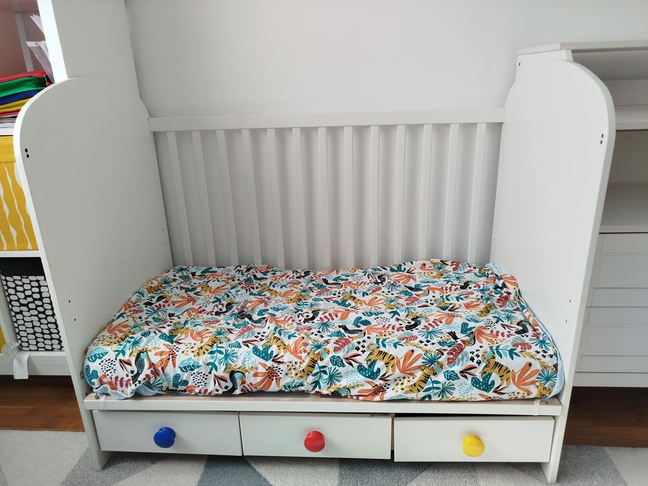 Бебешка кошара IKEA GONATT с матрак  60 / 120 ИКЕА
