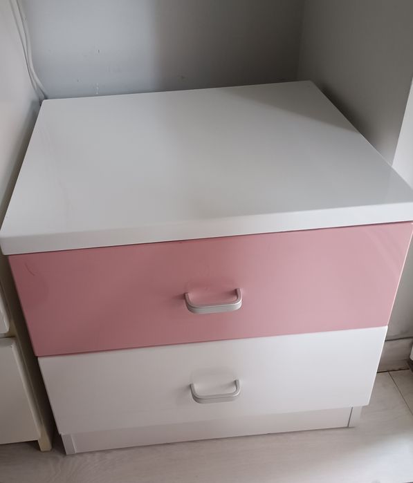 Легло за принцеси 120 /190 с марак и нощно шкафче