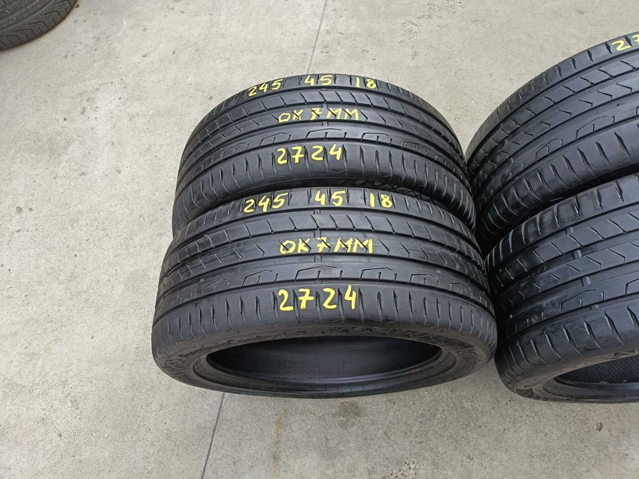 Set 4 anvelope vara 245 45 18 cu 275 40 18 Continental PremiumContact 7 dot 2724