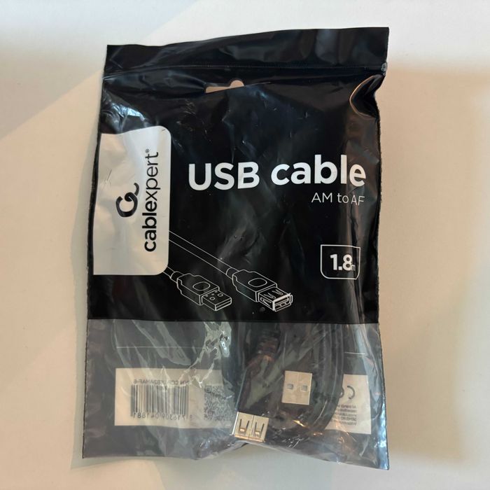 Pachet cabluri extensie USB 1.8m