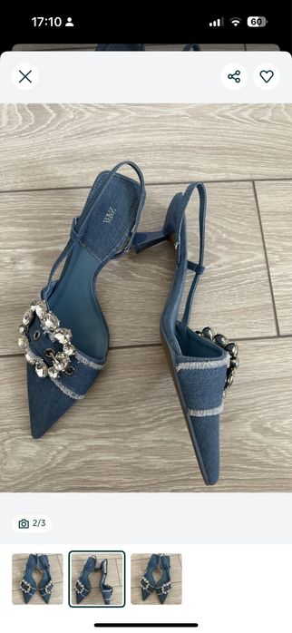 Zara шикарные туфли