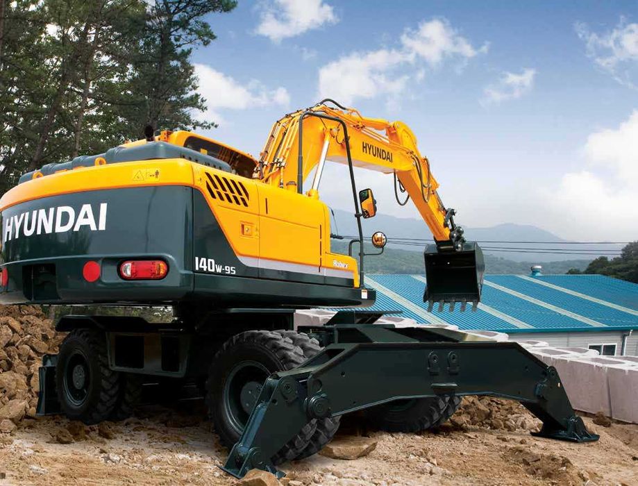 Экскаватор HYUNDAI R140W-9S Original KOREA