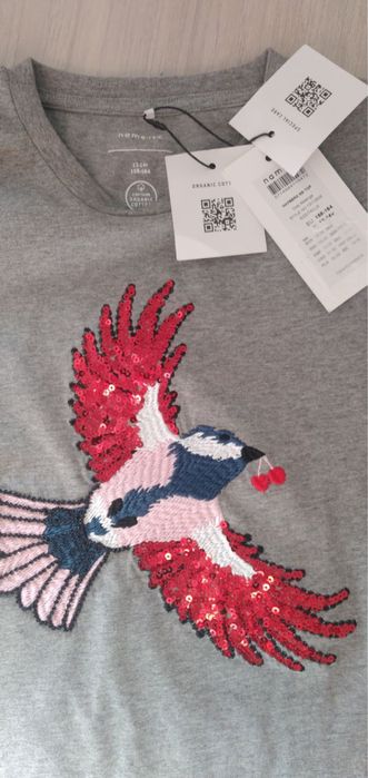 Новая трикотажная футболка