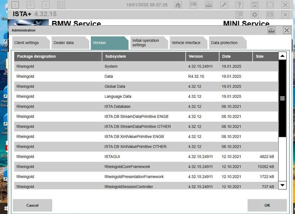 Diagnoză BMW / Mini (ISTA) | Citire Erori