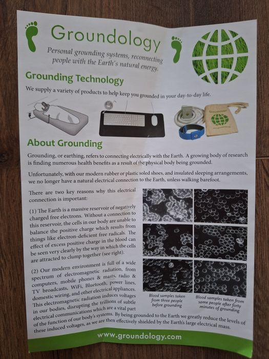 Оригинална заземяваща подложка  Groundology