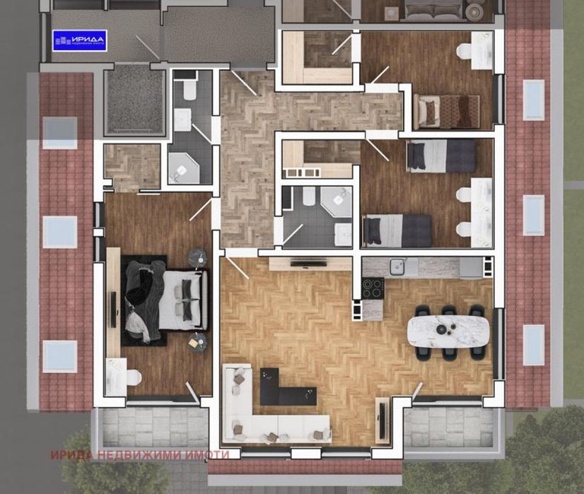 Продава се Многостаен апартамент в София, Лозенец - 208 кв.м за 2801 €/кв.м - Снимка #1