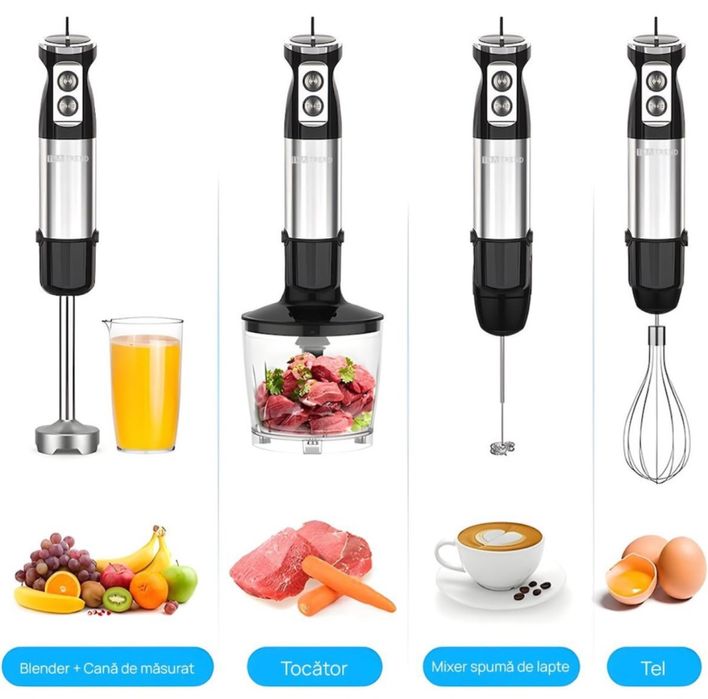 Set Blender 5 in 1 Ackilis 500W