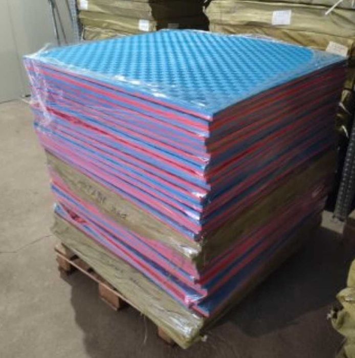 Настилка, Татами, Изработена от EVA, Комплект 60х60х1.3 см,100x100х2.5