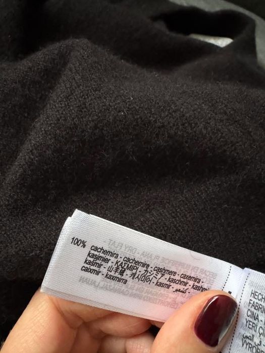 Кашмирена блуза с къс ръкав Zara