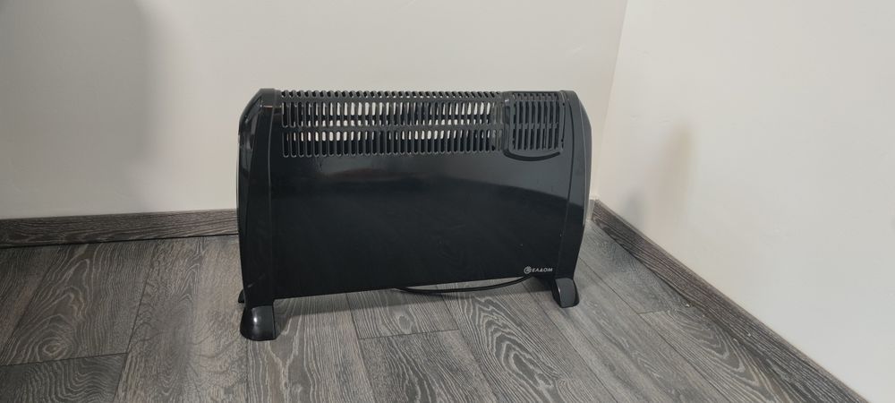 Kонвектор Елдом CFV2000 BL Подов 2000 W, с вентилатор, Черен