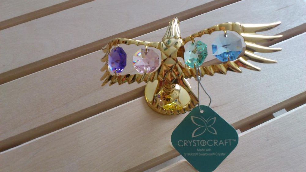 сувенир птица со стразами