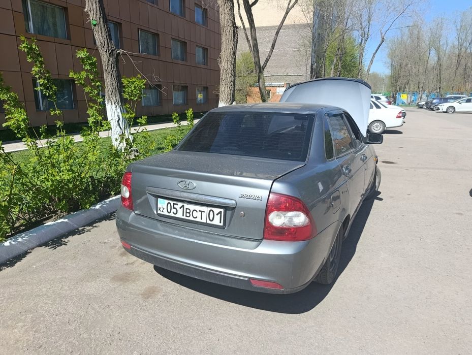 Разбор приора 2008 год, бампер на месте