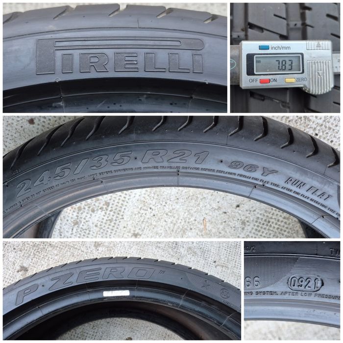 O bucată 245/255 35 R21 vară - una  Pirelli