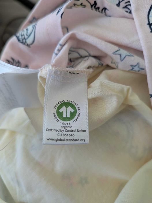 Детско спално бельо - Еднорози, Лупилу, Еко памук