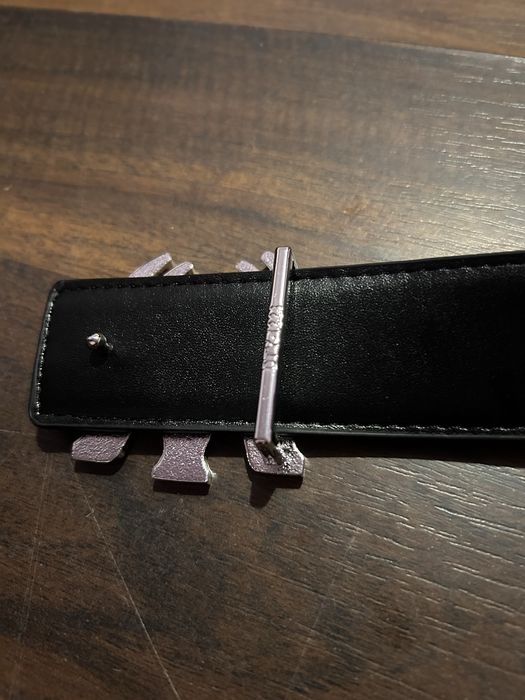 curea amiri neagra cu alb