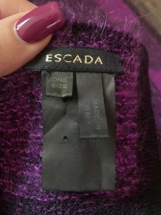 Голям (oversize) шал Escada ( мохер и вълна)