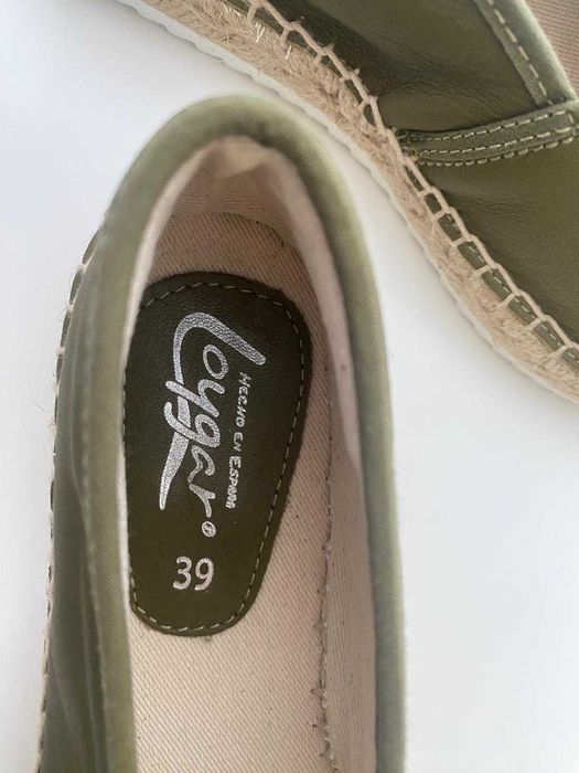 Испански еспадрили от естествена кожа